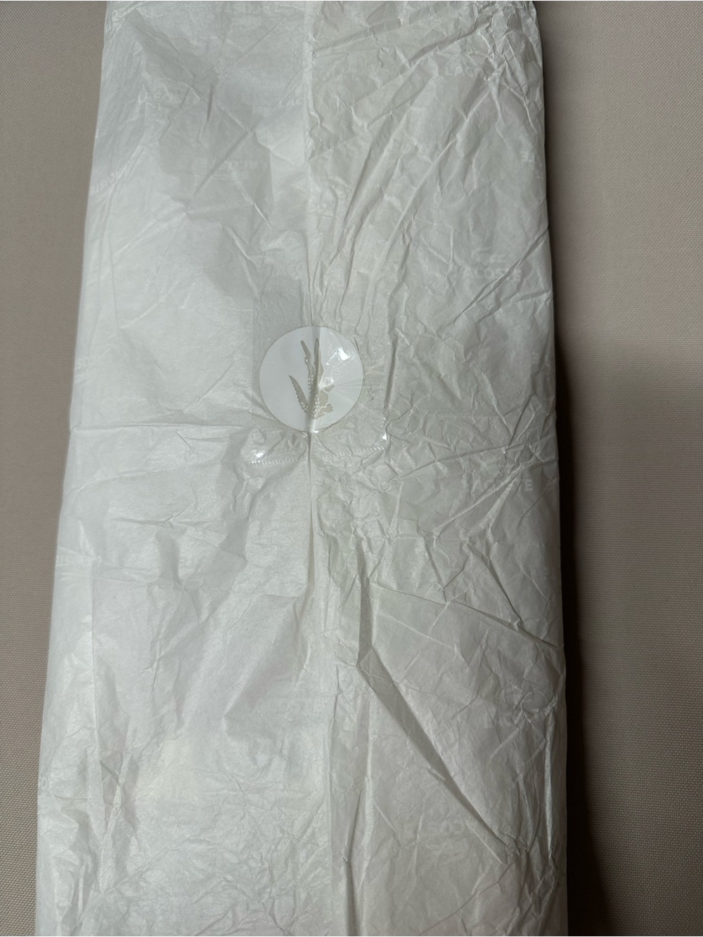 Lacoste White Tote with Green Crocodile Logo - Picture 12 of 12